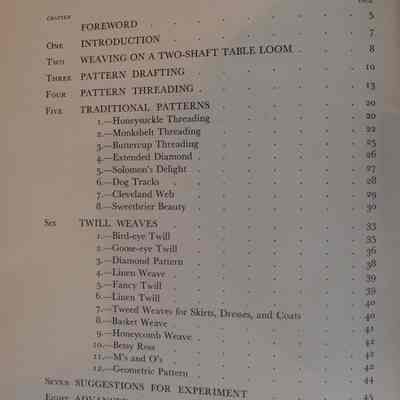 The Book of Pattern Weaving