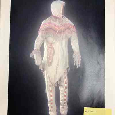 Photograph of a Caribou Skin Outfit