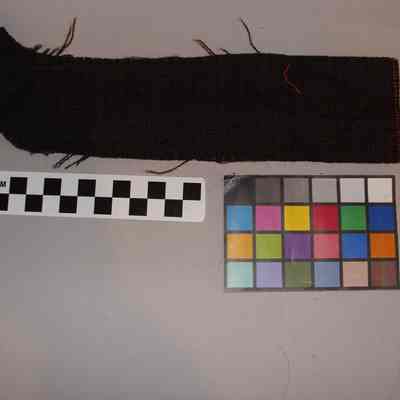 Remnant of fabric made at the Rosamond Woollen Mill