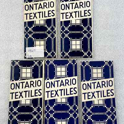 Pamphlet - Ontario Textiles