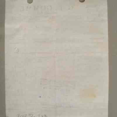 G. E. Gomme Planning Mill invoice for Len Fulton