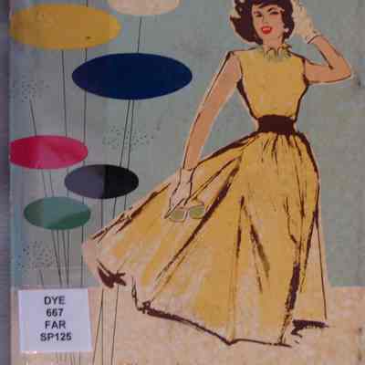 Modefarben : Fur summer 1954.
