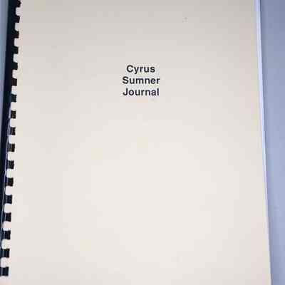 “Cyrus Sumner Journal”