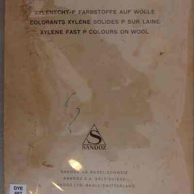 Xylene fast P colours on wool.