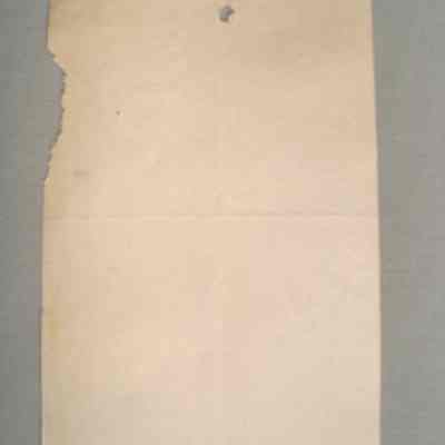 Receipt to the Fultons