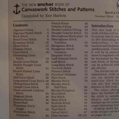 The new Anchor book of canvaswork stitches and patterns / Complied Eve Harlow.