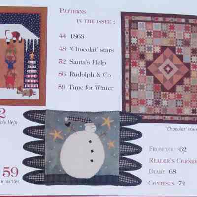 Quilt Mania The Quilt Magazine Issue 62 Index
