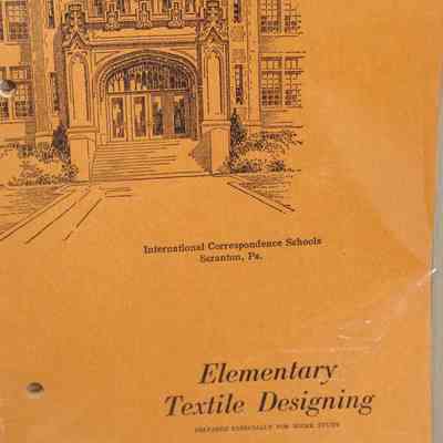 Elementary Textile designing : 6018 / By I.C.S. Staff.