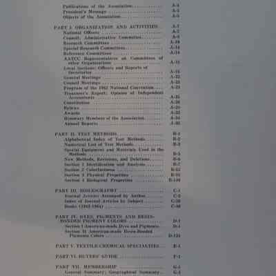AATCC Technical Manual : Volume 41, September 1965.