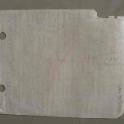 Almonte Cold Storage receipt for Len Fulton
