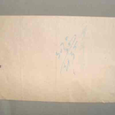 N. S. Lee & Son Hardware and Coal receipt for Len Fulton