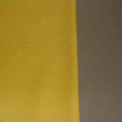 Yellow curtains