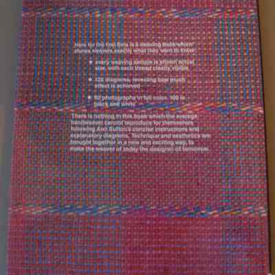 The Structure of Weaving
