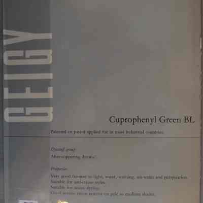 Cuprophenyl Green BL.