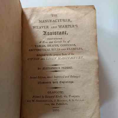 The Manufacturer, Weaver and Warper's Assistant