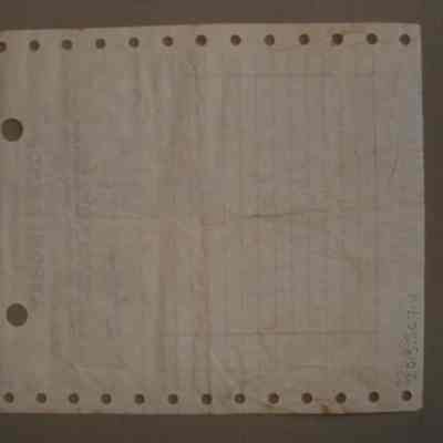John Lindsay International Harvester receipt for Len Fulton
