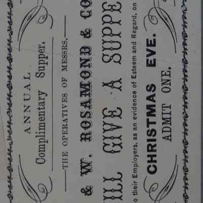 Ticket to Rosamond + Co. Annual Complimentary Christmas Supper