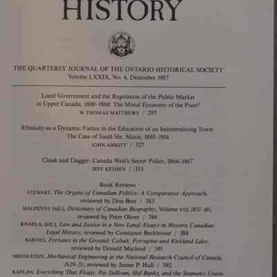 Ontario History.