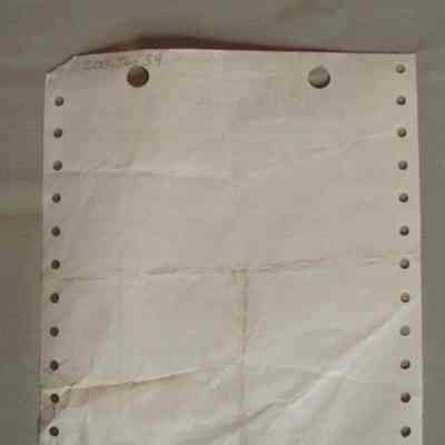 John Lindsay Receipt