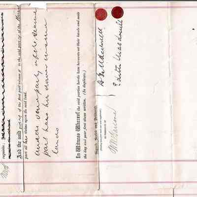 Deed of Land between McDonnell and Rosamond