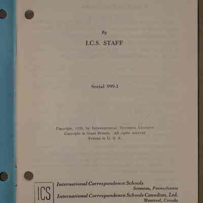 Pneumatics : 999-1 / By I.C.S. Staff.