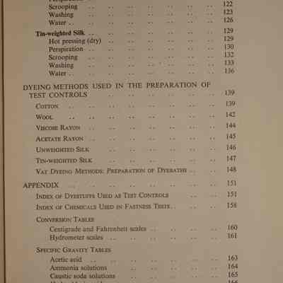 Fastness assessment of textile dyestuffs.