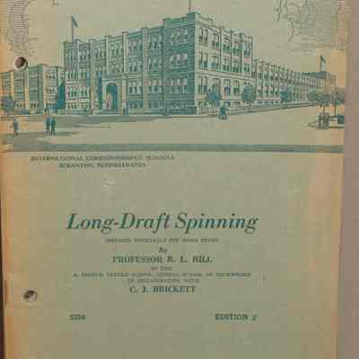Long-draft spinning : 5234 / By Professor R.L. Hill in collaboration with C.J. Brickett.