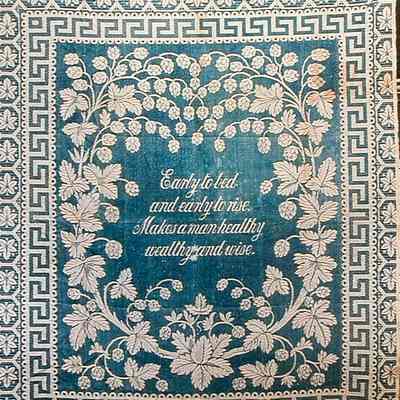 Front of coverlet - picture by Dennis Mills
