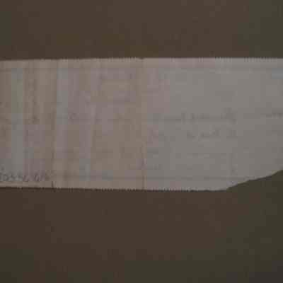 Dr. B. W. Pickering Dental Surgeon receipt for L. Fulton