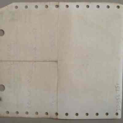 John Lindsay International Harvester receipt for Len Fulton