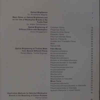 Blankophor: In the textile industry / Managing Editor: Dr. B. Kramer; Editor: Joachim Zahn.