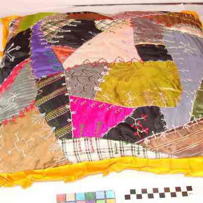 Crazy Quilt Pillow