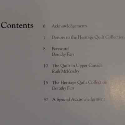 The heritage quilt collection / Introduction by Ruth McKendry; edited by Dorothy Farr.