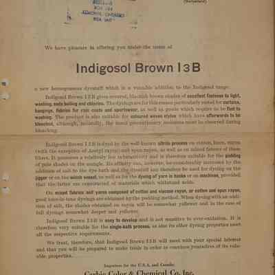 Indigosol Brown I3B.
