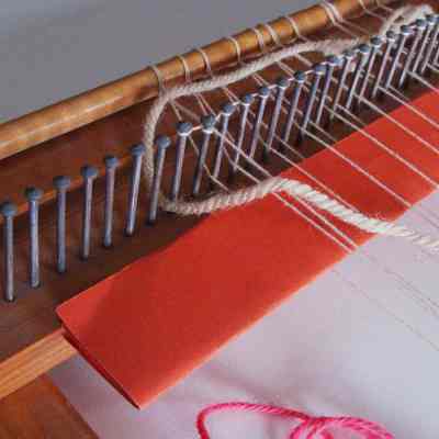 Detail of hand loom