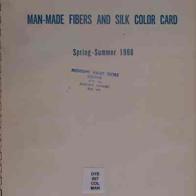 Man-made fibers and silk color card : Spring-summer 1968.