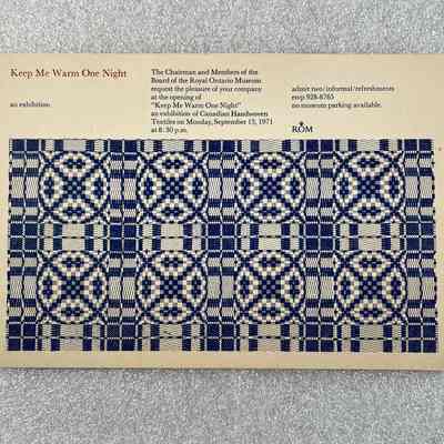 Invitation - "Keep Me Warm One Night" Exhibition