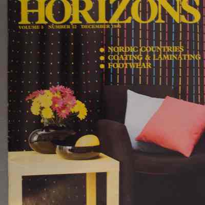 Textile horizons : The international magazine of The Textile Institute / Editor Ted Love.