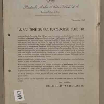 Lurantine supra turquoise blue FBL.