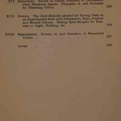 Textile chemistry : An introduction to the chemistry of the cotton industry / By F.J. Cooper.