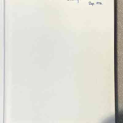 Textile Collections of The World - Vol. 1 - Inside Page with Dorothy's name written in.