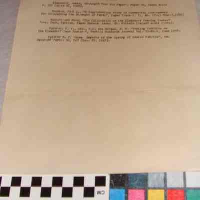 Essay on tear risistance of woben fabrics for suggested method of testing