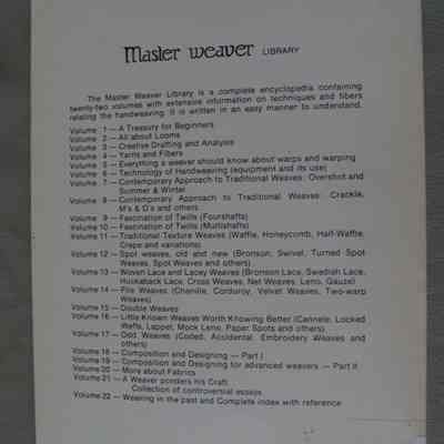 Master Weaver - Everything a weaver should know about warps and warping