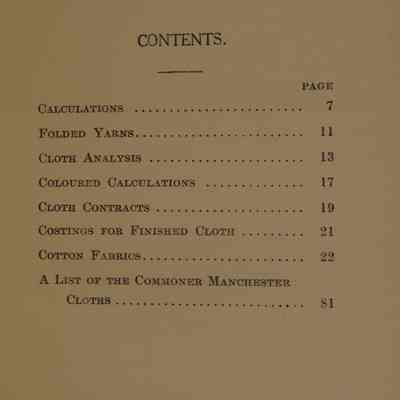 Encyclopaedia of cotton fabrics : For students and others in the cotton trade / By Walter Hough.