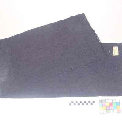 Navy blue wool scarf