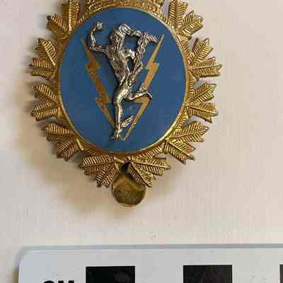 RCAF cap badge C&E branch