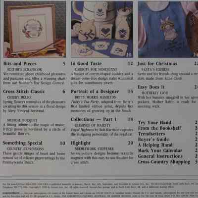 For the love of cross stitch : May 1990 / Editor, Anne Van Wagner Young.