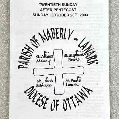 Program: Parish of Maberly - Lanark