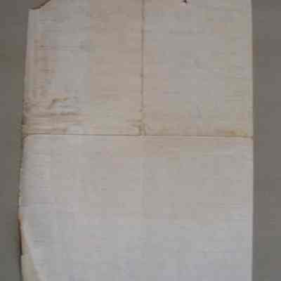 Chas. E. Symington receipt for Len Fulton