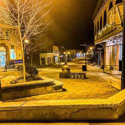Empty Mill Street During COVID-19